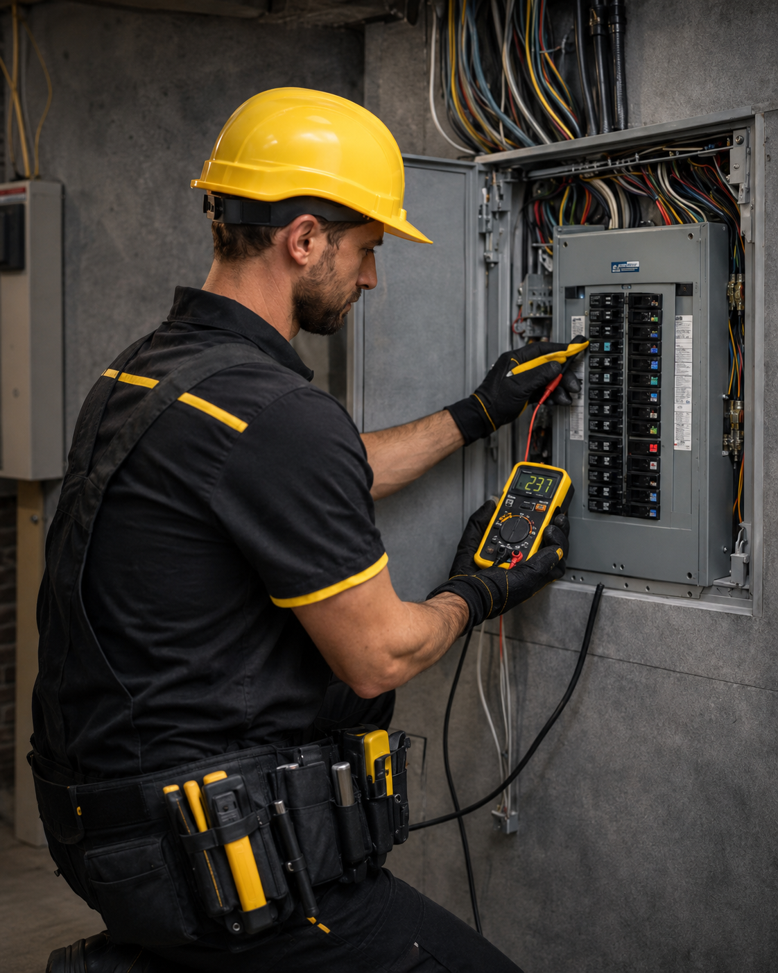 Installation panneau electrique electricien