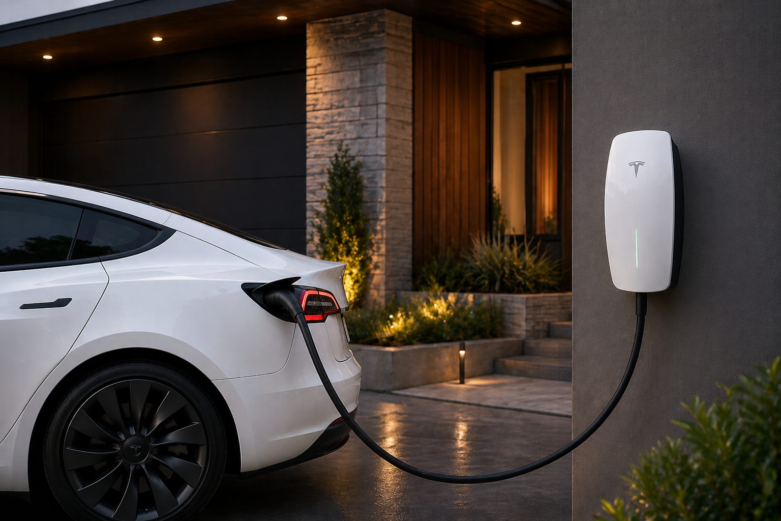 electricien borne de recharge