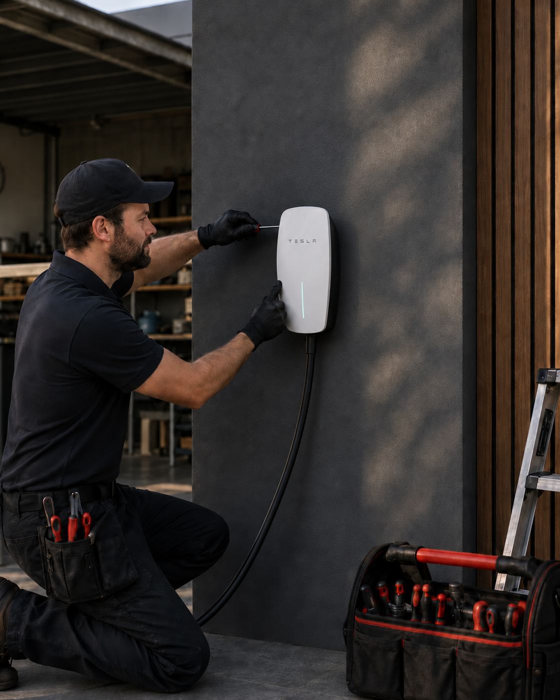 electricien laval borne de recharge