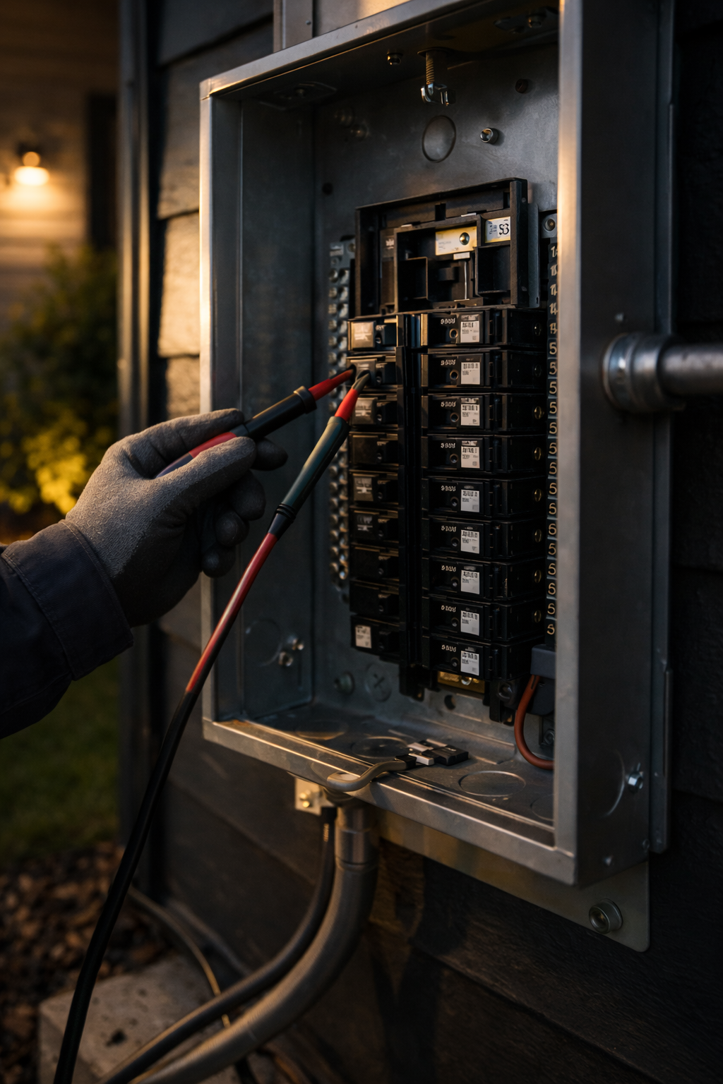 verification panneau electrique
